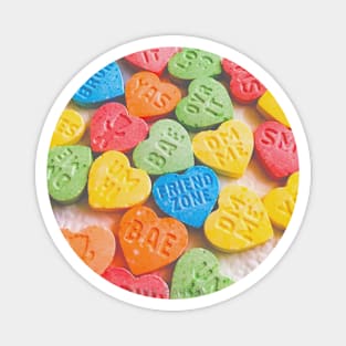 Candy Hearts Magnet